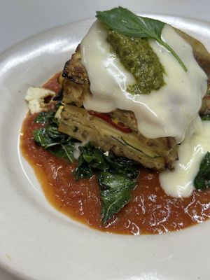 Rainbow 🌈 Lasagna   at The Organic Grill in New York City