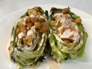 Grilled Romaine Lettuce   at The Organic Grill in New York City