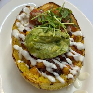 Mexicali Spaghetti squash   at The Organic Grill in New York City