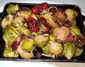 Brussels Sprouts appetizer   at The Organic Grill in New York City