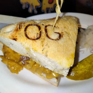 Philly cheesesteak sandwich   at The Organic Grill in New York City
