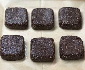 Raw Chocolate Hemp Brownie  at The Organic Grill in New York City