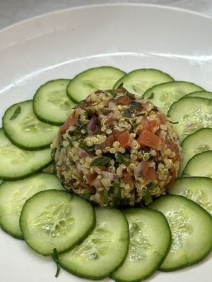 Tabuleh  salad   at The Organic Grill in New York City