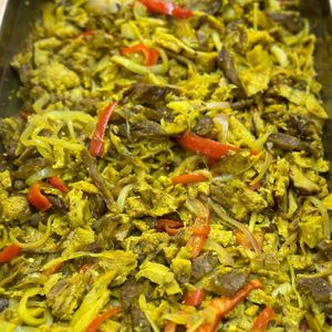 Shawarma Preparation . Can be made gluten free upon request .  at The Organic Grill in New York City