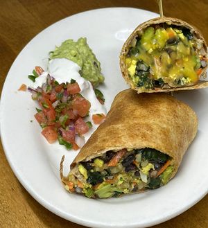 Monster Burrito   at The Organic Grill in New York City
