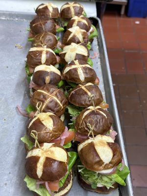 Chickpea Sliders Catering    at The Organic Grill in New York City