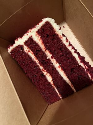 The Red Velvet was a light treat.  at The Organic Grill in New York City