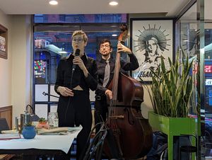 Tuesday night Jazz night with Kelly Green & Luca Soul at The Organic Grill in New York City