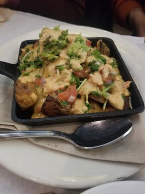 Loaded MexiCali Fries at The Organic Grill in New York City