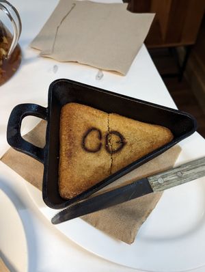 Cornbread at The Organic Grill in New York City