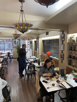   at The Organic Grill in New York City