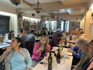 Dining area  at The Organic Grill in New York City