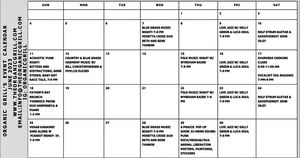   at The Organic Grill in New York City