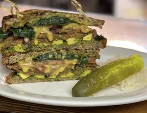 Green Melt Sandwich   at The Organic Grill in New York City