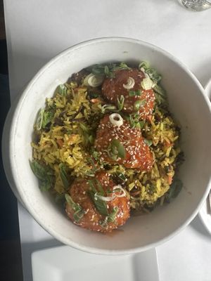  Kung Pao Bowl at The Organic Grill in New York City