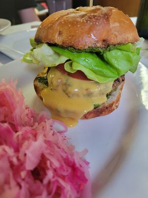 OG Burger at The Organic Grill in New York City