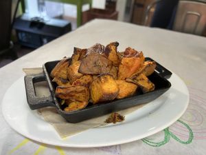 They call this sweet potato fries.   at The Organic Grill in New York City