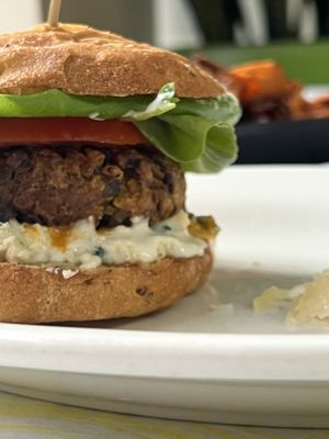 Classic OG burger was awesome  at The Organic Grill in New York City