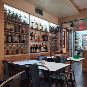 Interior at The Organic Grill in New York City