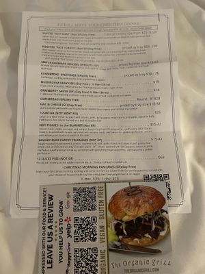   at The Organic Grill in New York City