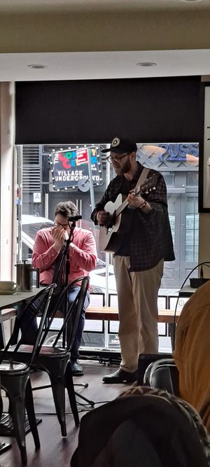Live music - added treat! at The Organic Grill in New York City
