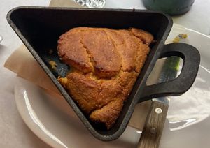 Cornbread at The Organic Grill in New York City