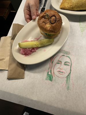 Hambúrguer   at The Organic Grill in New York City