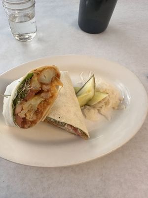 Po Boy Wrap!  at The Organic Grill in New York City