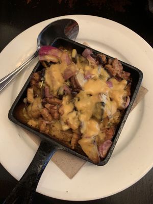 Stuffed fries at The Organic Grill in New York City