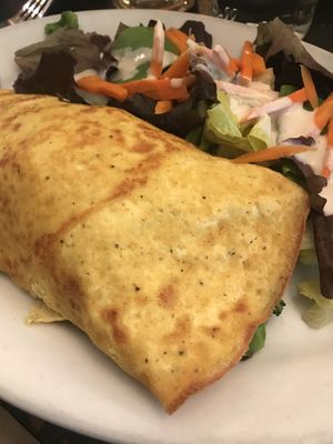 Tofu omelet! at The Organic Grill in New York City