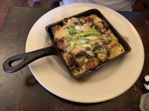 Chili cheese potatoes  at The Organic Grill in New York City