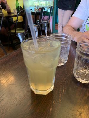 Citrus Green Tea with Agave and lemon  at The Organic Grill in New York City