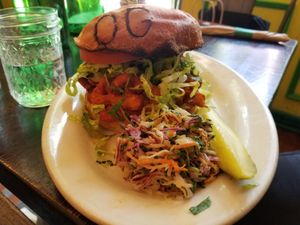 Po'boy at The Organic Grill in New York City