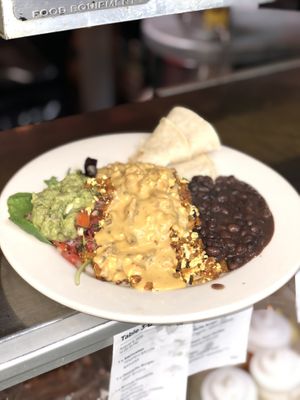 Brunch: Con Papas Diablos  at The Organic Grill in New York City