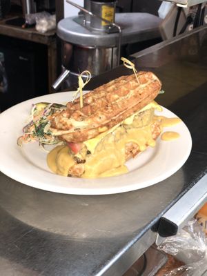 WoWffle Burger  at The Organic Grill in New York City