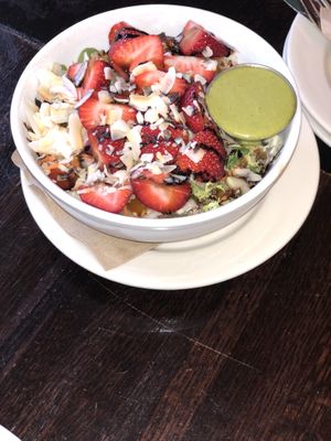 Today’s Salad Special : Strawberry Fields  Quinoa Salad   at The Organic Grill in New York City
