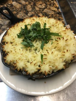 Lentil Mushroom Shepherds Pie  at The Organic Grill in New York City