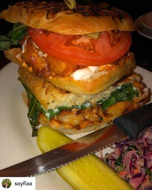 Cauliflower Parm  Sandwich  at The Organic Grill in New York City