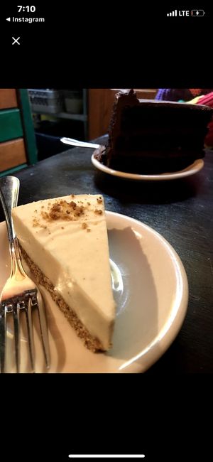 Raw Cheesecake  at The Organic Grill in New York City