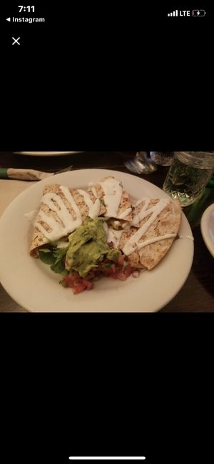 Oyster Mushroom Quesadillas at The Organic Grill in New York City