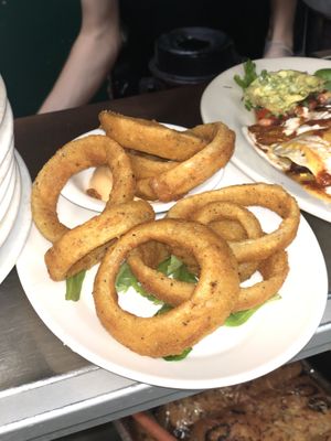 Gluten Free Onion Rings  at The Organic Grill in New York City