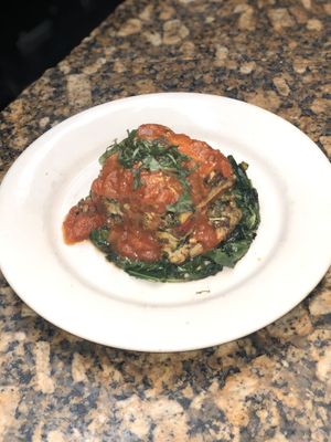 Flourless Veggie Lasagna  at The Organic Grill in New York City