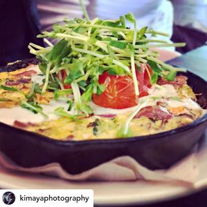 brunch Frittata  at The Organic Grill in New York City