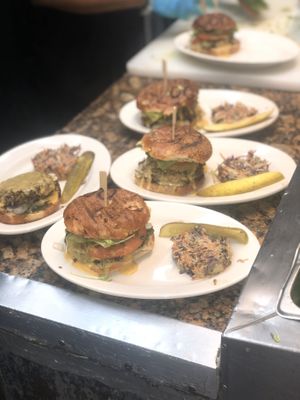 Green Machine burger is one of the most popular items on our menu ! at The Organic Grill in New York City