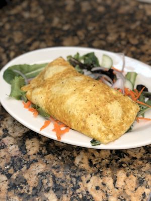Vegan Omellete  at The Organic Grill in New York City