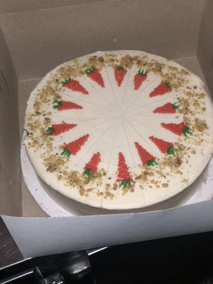 Vegan Carrot Cake  at The Organic Grill in New York City