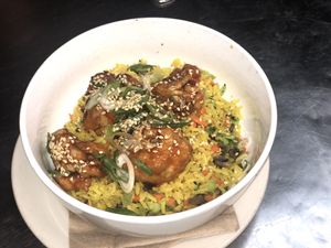 Kung Pao Bowl  at The Organic Grill in New York City