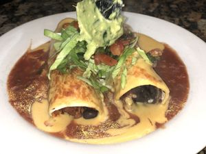 Jackfruit Enchilada  at The Organic Grill in New York City
