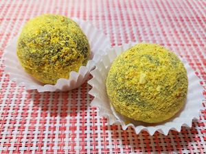 Hand made truffles  at The Organic Grill in New York City