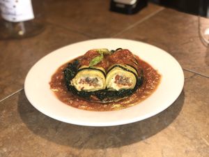 Zucchini Rollatini  at The Organic Grill in New York City